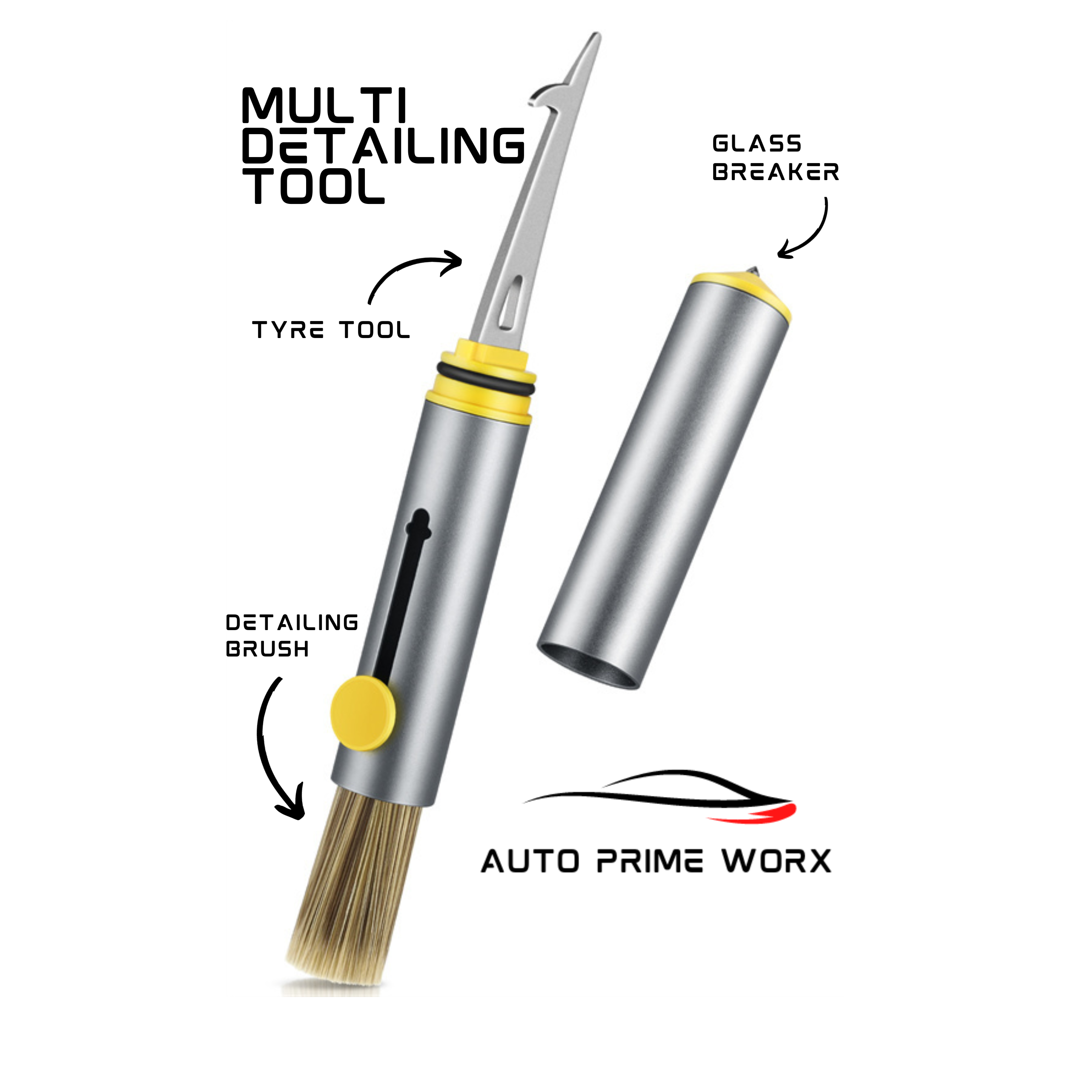 3in1 Car Multi Detailer Tool Auto Prime Worx