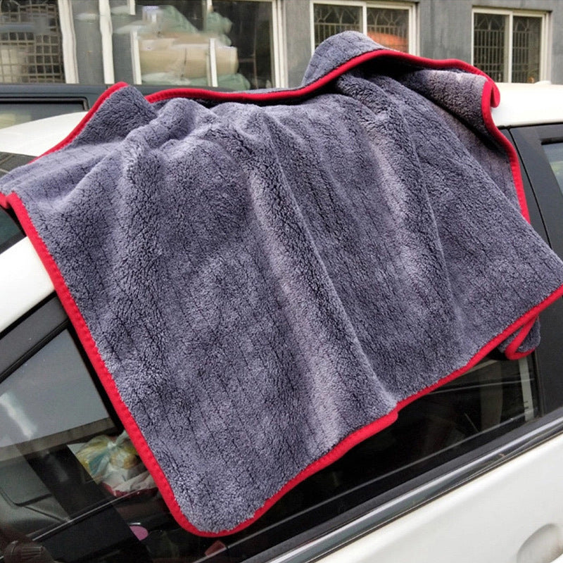 Large Grey Microfibre Drying Towel at Auto Prime Worx car detailing products image 3